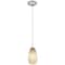 Access Lighting Champagne, Pendant, Brushed Steel Finish, White Stone Glass 28012-1C-BS/WHST - alternate 5