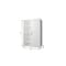 Homeroots 19in White Wood Corner Accent Chest 732034 - alternate 3