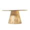 Homeroots 48" Natural Wood Pedestal Base Round Top Dining Table 718205 - alternate 4