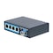 Networx Industrial Gigabit Fiber Media Converter - 1000Base-LX, LC Multimode, 2km, 1310nm, 4 Port Switch IT-1000MM-LC-04 - alternate 1