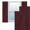 Ekena Millwork True Fit PVC, Three Board Joined Board-n-Batten Shutters w/Z-Bar, Wine Red , 16 1/8W x 44H, PR TFP102BBF16X044WR - alternate 1