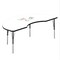 Correll Kidney Dry Erase Activity Table, 72 in W, 36 in L, 19 in to 29 in H, Particleboard, Frosty White A3672DE-KID-80-14-09 - alternate 1
