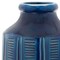 Homeroots 11" Blue Ribbed Round Terracotta Table Vase 516242 - alternate 3