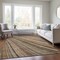 Homeroots 8' X 10' Taupe Beige And Brown Striped Washable Indoor Outdoor Area Rug 615022 - alternate 7