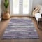Homeroots 5' X 8' Purple And Lavender Abstract Washable Indoor Outdoor Area Rug 612546 - alternate 6