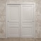 Sartodoors Sliding Closet Bypass Doors 36 x 80 inches, Ego 5012 Painted White Oak, Rails Hardware Set, Wood EGO5012DBD-PWO-36 - alternate 4