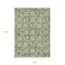 Homeroots 9' X 12' Green Gray And Ivory Floral Washable Indoor Outdoor Area Rug 595947 - alternate 6