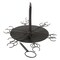 Lavish Home Cocktail Tree Stand 3-Tier Champagne Tower Holds 18 Stemware Glasses For Party Decorations KIT-DRNK1-BLK - alternate 1