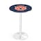Holland Bar Stool Co 42" Chrome Auburn Pub Table, 36" dia. Top L214C4236Auburn - alternate 1