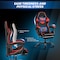 Yssoa Gaming Chair, Computer Chair with Footrest, Height Adjustable and 90 Deg-135 Deg Tilt Functio FNCHARGAME01BRFR - alternate 3