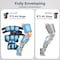 Serenelife Air Compression Leg Massager, Full Leg Massager with Heat and Compression, Ice Pack, Portable and SLLGMSGR76 - alternate 5