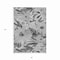 Homeroots 3' X 5' Gray And Charcoal Floral Washable Indoor Outdoor Area Rug 610980 - alternate 5