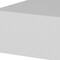 Homeroots 5" White Wood One Drawer Floating Nightstand 546182 - alternate 11