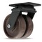 Hamilton High Heat Dual-Wheel HSK2 Inferno Series Kingpinless Swivel Caster, 4" x 2" Scorcher Wheelss S-HSK2-4HNY - alternate 1