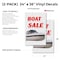 Signmission Boat Sale, Vinyl Decals Only 24 Inch x 36 Inch, Vinyl Decal, 2PK DSB-2436-2PACK-Boat Sale - alternate 2