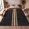 Jonathan Y Olivier Rustic Farmhouse Wide Ticking Stripe Jute Black/Natural 5 ft. x 8 ft. Area Rug NRF200B-5 - alternate 3