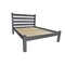 Homeroots Gray Solid Wood Full Bed Frame 546752 - alternate 5