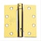 Global Door Controls 4.5 in. x 4 in. Full Mortise Spring Hinge in Bright Brass CPS4540-US3-M - alternate 1