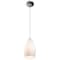 Access Lighting Champagne, LED Pendant, Brushed Steel Finish, White Stone Glass 28012-3C-BS/WHST - alternate 6