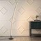 Jonathan Y Malthe 71" Modern Contemporary Aluminum/Iron Arc Integrated LED Floor Lamp, Black JYL7127A - alternate 9