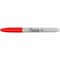 Sharpie Permanent Marker, Red, Fine Tip, Capped, 12 PK 30002B - alternate 1