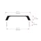 Richelieu 5 1/16 in (128 mm) Center-to-Center Matte Black Contemporary Cabinet Pull BP7348128900 - alternate 4