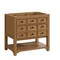 James Martin Vanities Malibu 36" Single Vanity, Amber Birch, w/ 3 CM Phantome Eclos Top 505-V36-AMB-3PHT - alternate 5