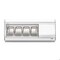 Koolmore 46 in. Glass Sushi Countertop Display Refrigerator with 4 Stainless Steel Trays in White KM-SR46-WH - alternate 6