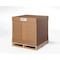 Zoro Select 32 1/2 in x 30 1/2 in x 32 1/2 in Shipping Crate, Brown, Cross-Laminated Paper Board EC1004 - alternate 2
