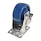 Vestil Solid Polyurethane Swivel With Total Brake Caster 5 In. x 2 In. 1000 lb Dark Blue CST-F-SS-5X2SP-SWTB - alternate 6
