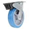 Vestil Polyurethane Swivel With Total Brake Caster 8 In. x 2 In. 925 lb Light Blue/Gray CST-KB-8X2PUP-SWTB - alternate 1