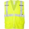 Ironwear Hi-Vis FR Safety Vest M Class 2 U Back, , Zipper 3 Pockets 1266FR-LZ-RD-MD - alternate 1