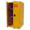 Sandusky Lee Heavy Duty Welded Steel Flammable Safety Cabinet, 34x34x65, Yellow SC600F-P - alternate 1