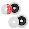 Pyle Pyle 6.5'' In-Wall/In-Ceiling Midbass Speakers, 2-Way Woofer System, Titanium Dome Tweeter, 250W Peak PDIC60 - alternate 1