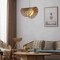 Vidalite Sovev 1-Light Pendant Lamp with Rattan and Opal Glass Shade, Brushed Brass Canopy, Adjustable Height CE1009208 - alternate 3
