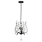 Jonathan Y Diantha 12" 3-Light Contemporary Bohemian Iron/Acrylic LED Pendant, Oil Rubbed Bronze/Clear JYL9551A - alternate 7