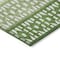 Homeroots 3' X 5' Green Sage And Ivory Geometric Washable Indoor Outdoor Area Rug 613843 - alternate 8