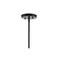 Jonathan Y Alys 7.63" Adjustable Rope-Wrap Modern Rustic Iron/Glass LED Pendant, Black JYL1103A - alternate 8