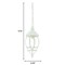 Homeroots White Glass Globe Hanging Light 398000 - alternate 4