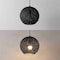Jonathan Y Lacey 12" 1-Light Bohemian Minimalist Adjustable Rattan-Style Woven Rope Globe Basket LED Pendant, Bl JYL1134B - alternate 6