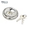 Ecs Hardware Discus Padlock 70mm, Stainless Steel ECSH-PLD-70-SS - alternate 4
