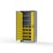 Strong Hold 14 GA Bin Cabinet with 3 Shelves - 36 In W. x 75 In. H x 24 In. D - 106 Yellow Bins 36-BBS-243-106Y-L - alternate 3