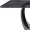 Homeroots 94" Black Glass and Brass Pedestal Base Dining Table 718892 - alternate 10