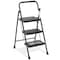 Edendirect Step Stools, 3 Steps, 750 lb. Load Capacity, 1.5 in Overall Height, Steel, Black ED-W2201P190842 - alternate 1