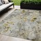 Homeroots 5' X 8' Taupe Ivory And Tan Floral Washable Indoor Outdoor Area Rug 583149 - alternate 1