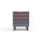 Strong Hold 3 drawer cabinet - (2x 5in, 1x 12in) - Red accents - Keyed Different S3036-PCDAS-0304DS - alternate 1