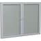 Ghent Enclosed Vinyl Bulletin Board 36x48", Satin PA23648VX-193 - alternate 1