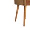 Homeroots 22" Brown Solid Wood Two Drawer Nightstand 701743 - alternate 6