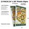 Signmission We Buy Gold Vertical, Plastic Signs Only 24 Inch x 36 Inch, Corrugated Plastic, 2PK CSB-2436-2PACK-We Buy Gold 1 Vertical - alternate 2