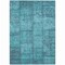 Homeroots 10' X 14' Teal Blue And Aqua Patchwork Washable Indoor Outdoor Area Rug 581622 - alternate 5